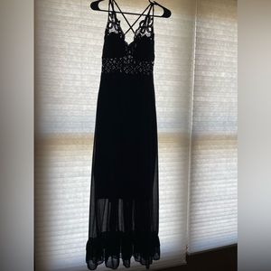 Boutique maxi dress with strappy top